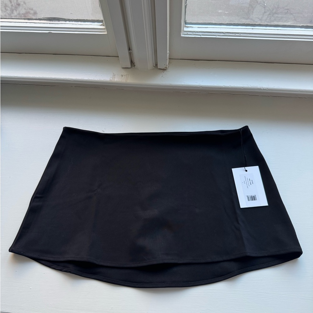 Black Micro Mini Stretch Skirt Danielle Guizio